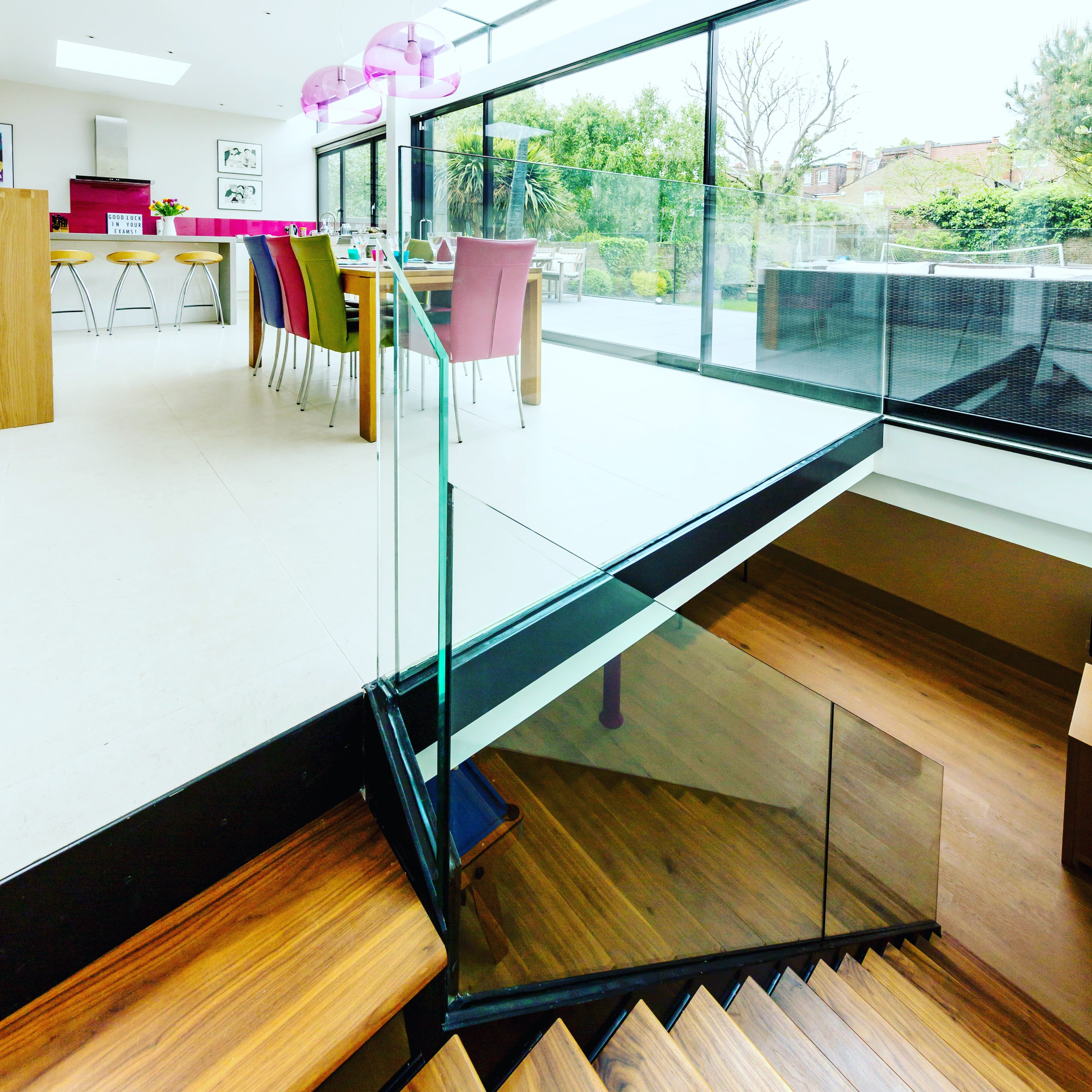Staircase for a basement conversion in Chiswick